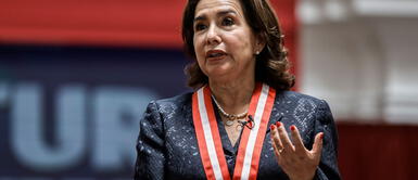 Elvia Barrios rechaza violencia contra la mujer Caso Patricia Chirinos: Presidenta del Poder Judicial rechazó todo tipo de violencia hacia la mujer