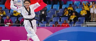 Angélica Espinoza ganó una medalla de oro para Perú este jueves 02 de setiembre. Medalla de oro para Perú: Angélica Espinoza consigue el 1er puesto tras vencer en la final de Taekwondo