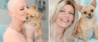 Mujer descubrió que sufría cáncer de ovario gracias a su cachorro: Mujer descubrió que sufría cáncer de ovario gracias a su cachorro: "Saltó en mi vientre"