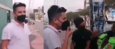 Joven protagonizó un lamentable accionar tras ser intervenido en la vía pública. “¿Cállate la boca, perdedor. No eres nadie. ¿Cuánto ganas?": joven humilla a serenos y policía en Ilo