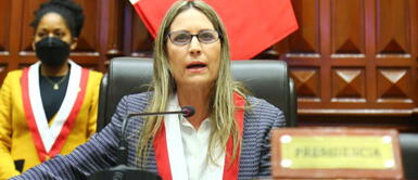 Maricarmen Alva es la presidenta del Congreso para el periodo 2021-2026. María del Carmen Alva: “La calle pide vacancia presidencial” de Pedro Castillo