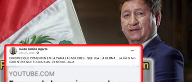 Marcos Sifuentes: radiografía de Guido Bellido sobre su inclinación misógina Marco Sifuentes: radiografía de Guido Bellido sobre su inclinación misógina