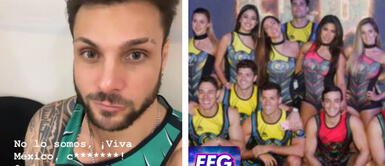 Nicola Porcella sorprende con su actitud frente a la llegada de EEG Perú a México. Nicola Porcella besa camiseta mexicana previo al duelo contra EEG Perú: “¡Viva México, cab*****!”