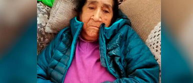 Doña Exaltación Barrientos de 82 años espera cobrar algún bono desde noviembre del año pasado. Abuelita sigue a la espera de cobrar su bono de 760 soles