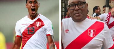 Papá de Renato Tapia conmovió con emotiva imagen de su hijo en su polo. Papá de Renato Tapia conmueve al ir al estadio luciendo polo con la imagen de su hijo