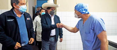 Presidente Castillo visita Hospital del Niño en Breña Presidente Castillo visita Hospital del Niño en Breña