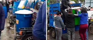 Vecinos se sienten vulnerados por esta situación. SJL: Pobladores denuncian tarifas abusivas de mototaxistas para llevar baldes de agua