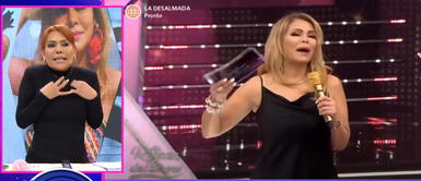 Magaly Medina critica vestido de Gisela Valcárcel Gisela Valcárcel triunfa con Reinas del Show y Magaly Medina se pronuncia