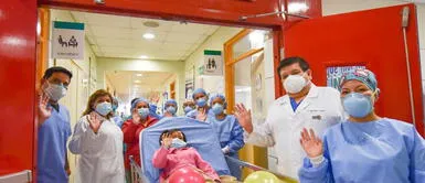 La menor debe continuar con un proceso de rehabilitación. Foto: INSN San Borja La menor debe continuar con un proceso de rehabilitación. Foto: INSN San Borja