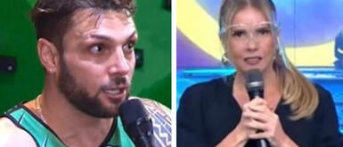 Nicola Porcella y Johanna San Miguel se enfrentaron en 'Guerreros 2021'. Nicola Porcella ataca a Johanna San Miguel y ella responde: “¿Ahora eres mexicano? Ubícate”