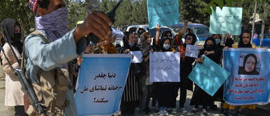 Nuevas protestas en Afganistán pese a la prohibición de los talibanes Nuevas protestas en Afganistán pese a la prohibición de los talibanes