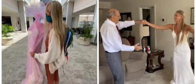 Novia viaja más de 1.200 km con su vestido para bailar con su abuelo que no pudo asistir a la boda Novia viaja más de 1.200 km con su vestido para bailar con su abuelo que no pudo asistir a la boda