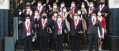 Congresista de Perú Libre siguen firmes en proponer una Asamblea Constituyente. Foto: Marco Cotrina/La República Perú Libre presenta proyecto para incorporar Asamblea Constituyente y cambiar Constitución