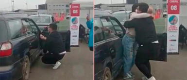 Usuarios en Twitter felicitaron a la joven pareja por esta nueva etapa. VacunaFest: Pareja se compromete luego de recibir su vacuna contra la COVID-19