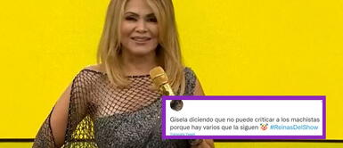 La conductora tuvo lamentable comentario en Reinas del show 2. Gisela Valcárcel en Reinas del show 2: "No quiero criticar a los machistas, porque deben haber algunos que me siguen"