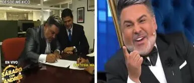 Andrés Hurtado firmó contrato con la empresa mexicana Azteca Televisión. Andrés Hurtado se va del país y firma contrato con TV Azteca en México. Vivirá en lujoso departamento
