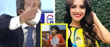 Periodista tuvo un lapsus en entrevista en vivo. Christian Hudtwalcker llamó Rosángela Espinoza a congresista de Fuerza Popular EN VIVO