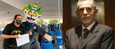 Hijas de Pedro Francke lo llaman lémur. 'El Rey Julien' estuvo en VacunaFest y usuarios recordaron a Pedro Francke