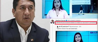 Periodista de Canal N se confunde y llama a Vladimir Cerrón “líder senderista”, pero él le responde Vladimir Cerrón responde a periodista de Canal N que lo llamó "líder senderista"