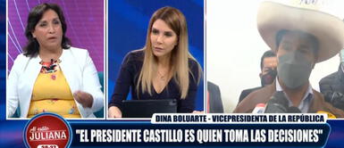 Dina Boluarte pidió a la población darle tiempo a Pedro Castillo para tomar decisiones. Dina Boluarte sobre permanencia de ministro Maraví: “Es probable que el presidente Castillo lo remueva”