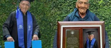 Adulto mayor logró graduarse como ingeniero de una universidad de México. México: Adulto mayor de 85 años se gradúa como ingeniero y ahora busca lograr la maestría