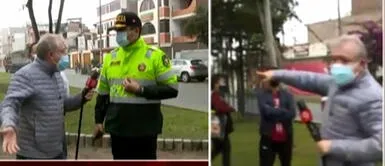 Gunter Rave reclama EN VIVO a comisario PNP. Gunter Rave reclama EN VIVO a comisario PNP: “Si me roban y yo grito, ¿por qué no atiende?”