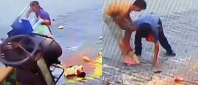 El adulto mayor se dedica a la venta de elotes en México. Anciano rompe en llanto porque no puede trabajar. Se resbaló y le cayó agua caliente