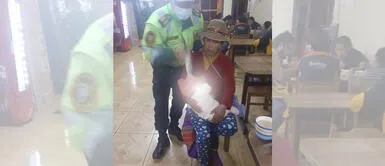 Miembro de la Policía Nacional salvó a morir a bebé de nueve meses en Arequipa Miembro de la Policía Nacional salvó de morir a bebé de nueve meses en Arequipa