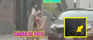 Patricio Parodi y Luciana Fuster fueron captados por las cámaras de 'Amor y fuego'. Luciana Fuster es ampayada en el auto de Patricio Parodi por las cámaras de 'Amor y fuego'