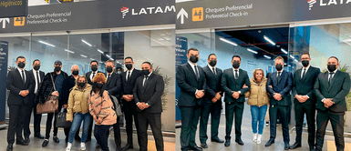 Génnesis y Josetty Hurtado llegan con guardespaldas al aropuerto Génnesis y Josetty Hurtado llegan con guardespaldas al aropuerto