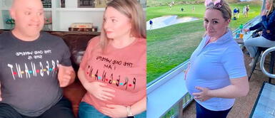 Esta pareja se lleva 10 años de diferencia. Mujer queda embarazada pese a que 16 años no le baja la regla y su pareja se hizo la vasectomía