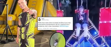 Usuarios critican a EEG tras caída de Elías Montalvo Usuarios critican a EEG por continuar con el programa tras caída de 40 metros de Elías Montalvo