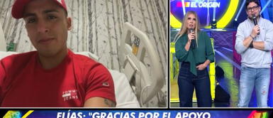 Elías Montalvo reapareció en vivo en 'Esto es guerra'. Elías Montalvo llora EN VIVO al reaparecer en EEG: "Aún tengo mucho miedo y estoy traumado"