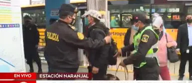 Aumenta presencia policial en estaciones del Metropolitano tras constantes asaltos Refuerzan seguridad con policías en estaciones del Metropolitano tras constantes robos