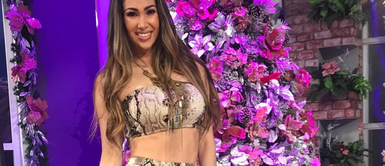 Melissa Loza y vestido con transparencias Melissa Loza conquista con glamuroso vestido semitransparente con cadenas polimetálicas