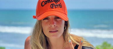 Alejandra Baigorria y outfit a cuadros Alejandra Baigorria deslumbra con versátil crop top y falda de cuadros en look veraniego