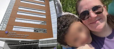 Samantha Kelly cayó enferma la misma semana en la cual recibiría su primera dosis de la vacuna contra la COVID-19. Foto: composición COVID-19: Mujer embarazada casi muere antes del parto y ahora recomienda vacunarse