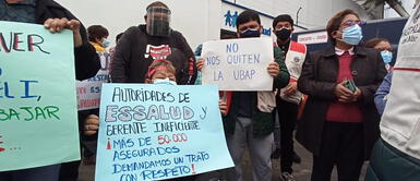 EsSalud: asegurados y médicos protestan por cierre de centro de atención primaria a adultos mayores en Magdalena EsSalud: asegurados y médicos protestan por cierre de centro de atención primaria a adultos mayores en Magdalena