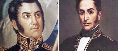 La particular actualización digital de José de San Martín y Simón Bolívar La particular actualización digital de José de San Martín y Simón Bolívar