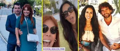 Magaly Medina compartió inéditas imágenes de su encuentro con Antonio Pavón. Magaly Medina se emocionó al reencontrarse con Antonio Pavón y Joi Sánchez en España | VIDEO