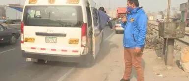 Los periodistas eran de Buenos Días Perú. Combi con excesivas multas quiso atropellar a periodistas en la Carretera Central