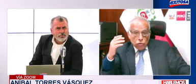 Aníbal Torres es uno de los ministros atacados por el chat de Perú Libre. Aníbal Torres por caso Iber Maraví: “Pedro Castillo no presentará cuestión de confianza”