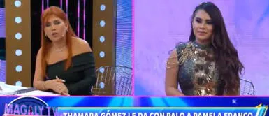 Thamara Gómez arremete contra Pamela Franco Thamara Gómez explota contra Pamela Franco: "Puro Sentimiento parece Alma Bella 2"