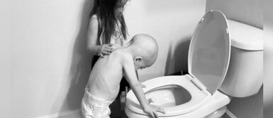 La fotografía viral se compartió 42 mil veces en Facebook. Niño con cáncer que protagonizó conmovedora foto viral venció la enfermedad