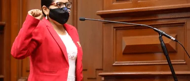 Margot Palacios envió mensaje a Mirtha Vásquez. Parlamentaria Margot Palacios anunció que espera que Mirtha Vásquez impulse cambio constitucional