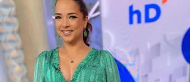 Adamari López y vestido blanco Adamari López revive su vena fashionista con elegante vestido con aplicaciones de malla