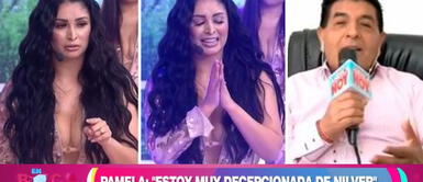 Pamela Franco lució muy afectada por las declaraciones de Nilver Huarac. Pamela Franco llora EN VIVO al responder a Nilver Huarac: “No te lo voy a perdonar. Ni lo voy a olvidar”