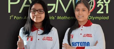 Angie Alcántara de 15 años y Valeria Pareja de 14 años. Medalla de oro: Adolescentes deslumbran en la Olimpiada Panamericana de Matemáticas