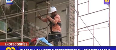 Padre e hijo fallecen electrocutados mientras tarrajeaban vivienda en Comas Padre e hijo fallecen electrocutados mientras tarrajeaban vivienda en Comas