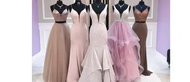 Vestidos de gala Sé la protagonista de la noche con estos vestidos de alta costura, tendencia de temporada.